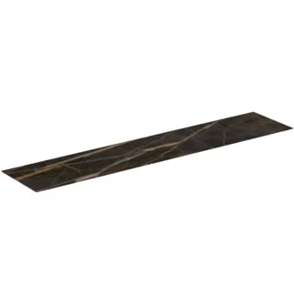IDEAL STANDARD CONCA - Umyvadlová deska 2385x505x6 mm z mramoru noir desir #T4343DG - Marmor Noir Desir