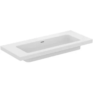 IDEAL STANDARD EXTRA - Nábytkové umyvadlo 1210x510x150 mm v bílé barvě, bez otvoru pro baterii, s přepadem - IdealPlus #T4373MA - White (Alpine) s Ideal Plus