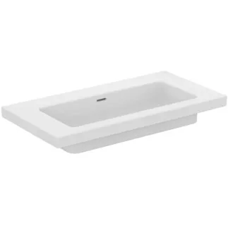 IDEAL STANDARD EXTRA - Nábytkové umyvadlo 1010x510x150 mm v bílém lesku, bez otvoru pro baterii, s přepadem #T436901 - Bílá (Alpine)