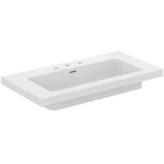 IDEAL STANDARD EXTRA - Nábytkové umyvadlo 1010x510x150 mm v bílém lesku, 3 otvory pro baterii, s přepadem #T436801 - Bílá (Alpine)