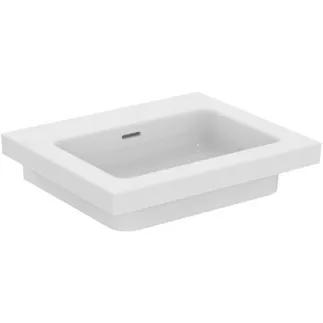 IDEAL STANDARD EXTRA - Nábytkové umyvadlo 610x510x150 mm v bílé barvě, bez otvoru pro baterii, s přepadem - IdealPlus #T4361MA - White (Alpine) s Ideal Plus