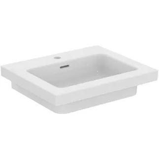 IDEAL STANDARD EXTRA - Nábytkové umyvadlo 610x510x150 mm v bílé barvě, 1 otvor pro baterii, s přepadem - IdealPlus #T4358MA - White (Alpine) s Ideal Plus