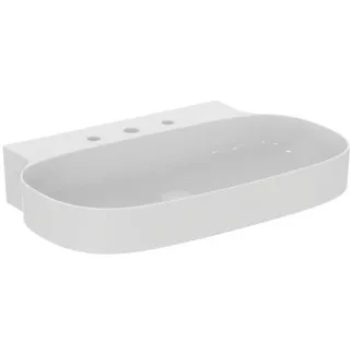 IDEAL STANDARD LINDA-X - Umyvadlo 750x500x135 mm v bílé barvě, 3 otvory pro baterii, bez přepadu - Diamatec, IdealPlus #T4992MA - Bílá (Alpine) s Ideal Plus