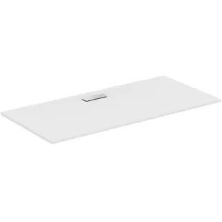 IDEAL STANDARD ULTRAFLAT NEW - Obdélníková sprchová vanička 1700x800x25 mm v bílém saténovém provedení, bez výsuvného odpadu - Odolná proti detergentům, světlu, bezbariérová, podle DIN 18040, vysoká 25 mm #T4472V1 - Hedvábně bílá