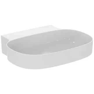 IDEAL STANDARD LINDA-X - Umyvadlo 600x500x135 mm, bílé lesklé, bez otvoru pro baterii, bez přepadu - Diamatec #T439501 - Bílá (Alpine)
