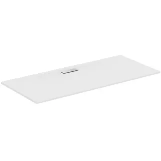 IDEAL STANDARD ULTRAFLAT NEW - Obdélníková sprchová vanička 1800x800x25 mm v bílém saténovém provedení, bez výsuvného odpadu - Odolná proti detergentům, světlu, bezbariérová, podle DIN 18040, vysoká 25 mm #T4473V1 - Hedvábně bílá