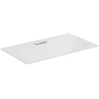 IDEAL STANDARD ULTRAFLAT NEW - Obdélníková sprchová vanička 1400x800x25 mm v lesklé bílé barvě, bez výsuvného odpadu - Odolná proti detergentům, světlu, bezbariérová, podle DIN 18040, vysoká 25 mm #T447001 - Bílá (Alpine)