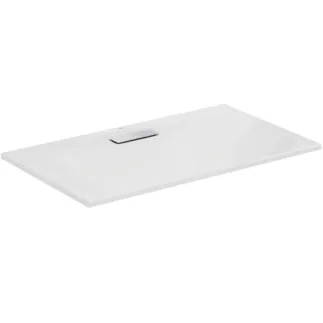 IDEAL STANDARD ULTRAFLAT NEW - Obdélníková sprchová vanička 1200x700x25 mm v lesklé bílé barvě, bez výsuvného odpadu - Odolná proti detergentům, světlu, bezbariérová, podle DIN 18040, vysoká 25 mm #T447601 - Bílá (Alpine)