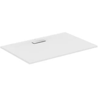 IDEAL STANDARD ULTRAFLAT NEW - Obdélníková sprchová vanička 1200x800x25 mm v bílém saténovém provedení, bez výsuvného odpadu - Odolná proti detergentům, světlu, bezbariérová, podle DIN 18040, vysoká 25 mm #T4469V1 - Hedvábně bílá