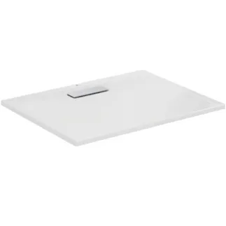 IDEAL STANDARD ULTRAFLAT NEW - Obdélníková sprchová vanička 900x700x25 mm v bílé lesklé barvě, bez výsuvného odpadu - Odolná proti detergentům, světlu, bezbariérová, podle DIN 18040, vysoká 25 mm #T447401 - Bílá (Alpine)