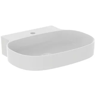 IDEAL STANDARD LINDA-X - Umyvadlo 600x500x135 mm v bílé hedvábné matné barvě, 1 otvor pro baterii, bez přepadu - Diamatec #T4988V1 - hedvábně bílá