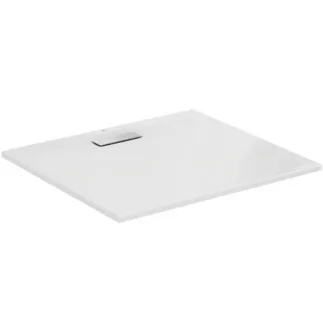 IDEAL STANDARD ULTRAFLAT NEW - Obdélníková sprchová vanička 1000x900x25 mm v lesklé bílé barvě, bez výsuvného odpadu - Odolná proti detergentům, světlu, bezbariérová, podle DIN 18040, vysoká 25 mm #T448201 - Bílá (Alpine)