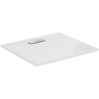 IDEAL STANDARD ULTRAFLAT NEW - Obdélníková sprchová vanička 900x800x25 mm v bílé lesklé barvě, bez výsuvného odpadu - Odolná proti detergentům, světlu, bezbariérová, podle DIN 18040, vysoká 25 mm #T448101 - Bílá (Alpine)