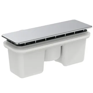 IDEAL STANDARD ULTRAFLAT NEW - Odtoková souprava 220x165x95 mm v chromu #T4493AA - Chrome