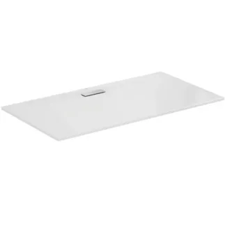 IDEAL STANDARD ULTRAFLAT NEW - Obdélníková sprchová vanička 1700x900x25 mm v lesklé bílé barvě, bez výsuvného odpadu - Odolná proti detergentům, světlu, bezbariérová, podle DIN 18040, vysoká 25 mm #T448601 - Bílá (Alpine)