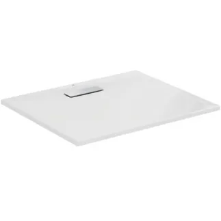 IDEAL STANDARD ULTRAFLAT NEW - Obdélníková sprchová vanička 900x750x25 mm v bílé lesklé barvě, bez výsuvného odpadu - Odolná proti detergentům, světlu, bezbariérová, podle DIN 18040, vysoká 25 mm #T448001 - Bílá (Alpine)