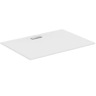 IDEAL STANDARD ULTRAFLAT NEW - Obdélníková sprchová vanička 1400x1000x25 mm v bílém saténovém provedení, bez výsuvného odpadu - Odolná proti detergentům, světlu, bezbariérová, v souladu s DIN 18040, vysoká 25 mm #T4490V1 - Hedvábně bílá