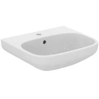 IDEAL STANDARD I.LIFE A - Umyvadlo 500x440x180 mm v bílém lesku, 1 otvor pro baterii, s přepadem #T451301 - Bílá (Alpine)