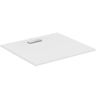 IDEAL STANDARD ULTRAFLAT NEW - Obdélníková sprchová vanička 1000x900x25 mm v bílém saténovém provedení, bez výsuvného odpadu - Odolná proti detergentům, světlu, bezbariérová, podle DIN 18040, vysoká 25 mm #T4482V1 - Hedvábně bílá
