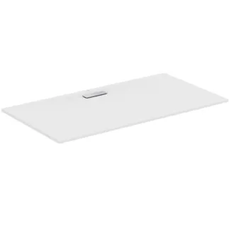 IDEAL STANDARD ULTRAFLAT NEW - Obdélníková sprchová vanička 1700x900x25 mm v bílém saténovém provedení, bez výsuvného odpadu - Odolná proti detergentům, světlu, bezbariérová, podle DIN 18040, vysoká 25 mm #T4486V1 - Hedvábně bílá