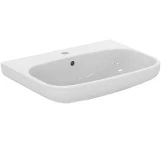 IDEAL STANDARD I.LIFE A - Umyvadlo 650x480x180 mm v bílé barvě, 1 otvor pro baterii, s přepadem - IdealPlus #T4510MA - White (Alpine) s Ideal Plus