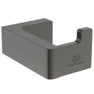 IDEAL STANDARD CONCA - Háček na ručníky 49x74x35 mm v magnetické šedé barvě - PVD technologie #T4506A5 - Magnetic Grey