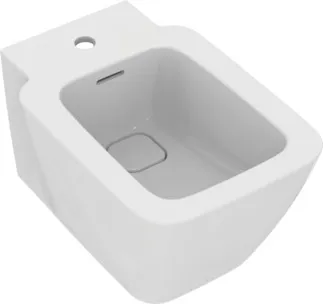 IDEAL STANDARD STRADA II - Volně stojící bidet 360x540x300 mm v bílém lesku, 1 otvor pro baterii, s přepadem #T456801 - Bílá (Alpine)