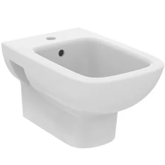 IDEAL STANDARD I.LIFE A - Nástěnný bidet 355x540x305 mm v bílé barvě, 1 otvor pro baterii, s přepadem - IdealPlus #T4524MA - White (Alpine) s Ideal Plus