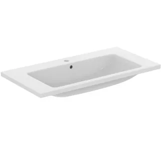 IDEAL STANDARD I.LIFE B - Nábytkové umyvadlo 1010x515x180 mm v bílé barvě, 1 otvor pro baterii, s přepadem - IdealPlus #T4603MA - White (Alpine) s Ideal Plus
