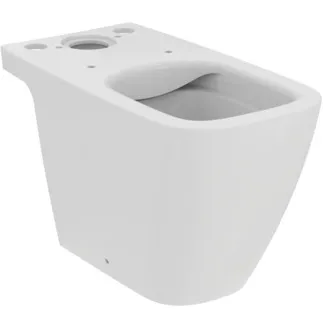 IDEAL STANDARD I.LIFE B - Podlahový klozet pro kombinaci (otevřená záda) 360x665x400 mm v bílé lesklé barvě, horizontální odtok - Bezokrajová splachovací technologie RimLS+, SmartGuard+ #T4612HY - Bílá (SmartGuard)
