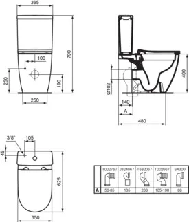 IDEAL STANDARD I.LIFE S - splachovací nádržka na WC 365x150x390 mm, mechanická v bílé lesklé barvě - 6/3l technologie dvojitého splachování #T473401 - Bílá (Alpine), obrázek 5
