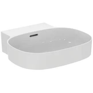 IDEAL STANDARD LINDA-X - Umyvadlo 500x480x155 mm, bílé lesklé, bez otvoru pro baterii, s přepadem - Diamatec #T475401 - Bílá (Alpine)