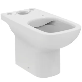 IDEAL STANDARD I.LIFE A - Podlahový klozet pro kombinaci (otevřená záda) 355x660x400 mm v bílé lesklé barvě, vodorovný odtok - Bezokrajová splachovací technologie RimLS+ #T472101 - Bílá (Alpine)