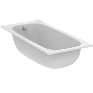 IDEAL STANDARD I.LIFE - Vana ve tvaru těla 1700x800x450 mm v bílé lesklé barvě, bez otvoru pro baterii, s přepadem, bez výsuvného odpadu - Odolná proti detergentům, odolná proti světlu #T476101 - Bílá (Alpine)