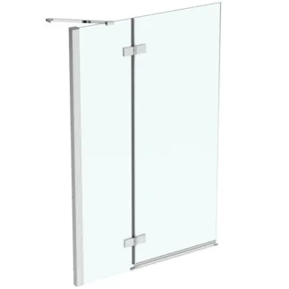 IDEAL STANDARD I.LIFE - Skříňka na vanu 1000x240x1505 mm ve stříbrném rámu, čiré sklo #T4887EO - Stříbrný rám, čiré sklo