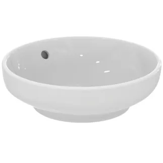 IDEAL STANDARD I.LIFE B - Mísa 400x400x140 mm, bílá lesklá, bez otvoru pro baterii, s přepadem #T509101 - Bílá (Alpine)