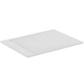 IDEAL STANDARD ULTRA FLAT S I.LIFE - Obdélníková sprchová vanička 1200x800x30 mm v kararské bílé barvě - Antibakteriální, Protiskluzový povrch, Bezbariérová, v souladu s DIN 18040, Lze řezat na míru, Opravitelná, výška 30 mm #T5220FR - kararská bílá
