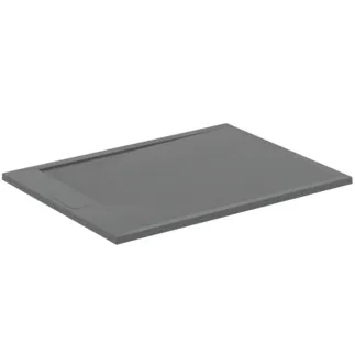 IDEAL STANDARD ULTRA FLAT S I.LIFE - Obdélníková sprchová vanička 1200x800x30 mm v křemenné šedé barvě - Antibakteriální, Protiskluzový povrch, Bezbariérová, podle DIN 18040, Lze řezat na míru, Opravitelná, výška 30 mm #T5220FS - Křemenná šedá
