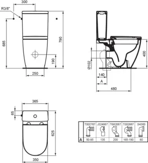IDEAL STANDARD I.LIFE S - splachovací nádržka na WC 365x150x390 mm v bílé lesklé barvě - 4,5/3l technologie dvojitého splachování #T499801 - Bílá (Alpine), obrázek 6