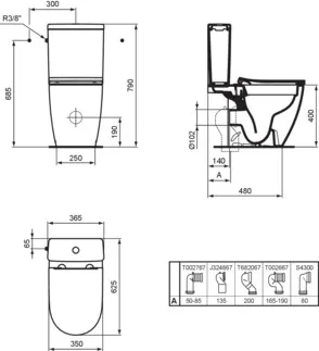 IDEAL STANDARD I.LIFE S - splachovací nádržka na WC 365x150x390 mm v bílé lesklé barvě - 4,5/3l technologie dvojitého splachování #T499801 - Bílá (Alpine), obrázek 5