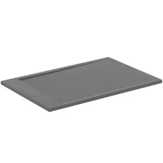 IDEAL STANDARD ULTRA FLAT S I.LIFE - Obdélníková sprchová vanička 1200x900x30 mm v křemenné šedé barvě - Antibakteriální, Protiskluzový povrch, Bezbariérová, podle DIN 18040, Lze řezat na míru, Opravitelná, výška 30 mm #T5221FS - Křemenná šedá