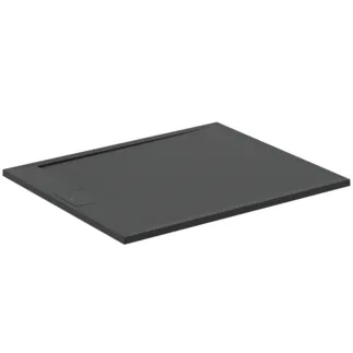IDEAL STANDARD ULTRA FLAT S I.LIFE - Obdélníková sprchová vanička 1200x1000x30 mm v černé barvě - antibakteriální, protiskluzový povrch, bezbariérová, v souladu s DIN 18040, možnost řezání na míru, opravitelná, výška 30 mm #T5228FV - břidlice