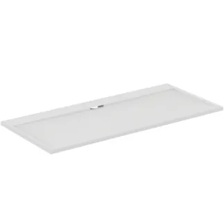 IDEAL STANDARD ULTRA FLAT S I.LIFE - Obdélníková sprchová vanička 2000x900x30 mm v kararské bílé barvě - Antibakteriální, Protiskluzový povrch, Bezbariérová, podle DIN 18040, Lze řezat na míru, Opravitelná, výška 30 mm #T5243FR - kararská bílá
