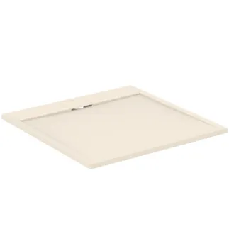 IDEAL STANDARD ULTRA FLAT S I.LIFE - Čtvercová sprchová vanička 1000x1000x30 mm z pískovce - antibakteriální, protiskluzový povrch, bezbariérová, podle DIN 18040, možnost řezání na míru, opravitelná, výška 30 mm #T5234FT - pískovec