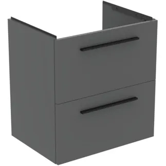 IDEAL STANDARD I.LIFE A - toaletní stolek 600x440x630 mm v béžové matné barvě, 2 zásuvky - SoftClosing, předmontovaný, dřevo z udržitelných zdrojů #T5255NG - Quartz grey