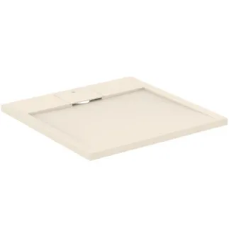 IDEAL STANDARD ULTRA FLAT S I.LIFE - Čtvercová sprchová vanička 700x700x30 mm z pískovce - antibakteriální, protiskluzový povrch, bezbariérová, podle DIN 18040, možnost řezání na míru, opravitelná, výška 30 mm #T5246FT - pískovec