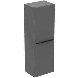 IDEAL STANDARD I.LIFE A - Skříň 400x300x1200 mm v béžové matné barvě, 1 dveře - Předmontováno, dřevo z udržitelných zdrojů #T5261NG - křemenná šedá