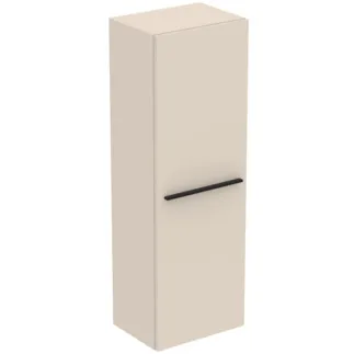 IDEAL STANDARD I.LIFE A - Skříň 400x300x1200 mm v pískově béžové matné barvě, 1 dveře - Předmontováno, dřevo z udržitelných zdrojů #T5261NF - Pískově béžová barva
