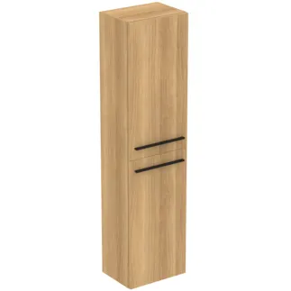 IDEAL STANDARD I.LIFE A - Skříňka 400x300x1600 mm v dubu Hamilton, 2 dveře - Předmontováno, dřevo z udržitelných zdrojů #T5260NX - Přírodní dub