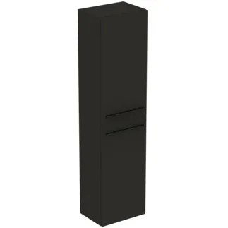IDEAL STANDARD I.LIFE A - Skříňka 400x300x1600 mm v karbonově šedé matné barvě, 2 dveře - Předmontované, dřevo z udržitelných zdrojů #T5260NV - karbonově šedá